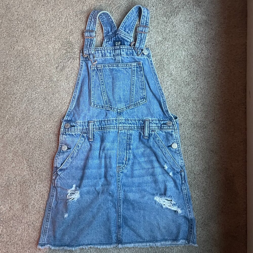 Gap Kids Denim Overall Dress size Large